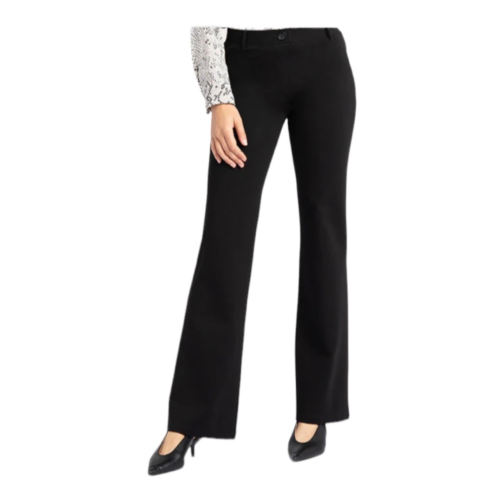 Betabrand womens long classic pull-up yoga pants grey size medium Long.